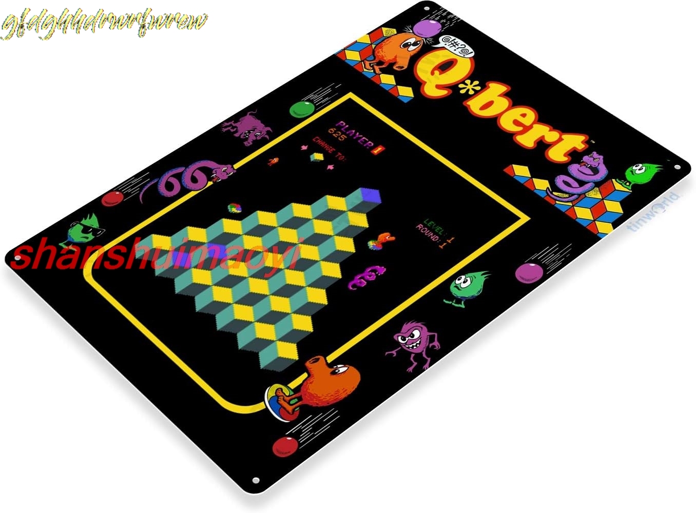 Arcade X - 8인치 x 12인치 금속 간판 -