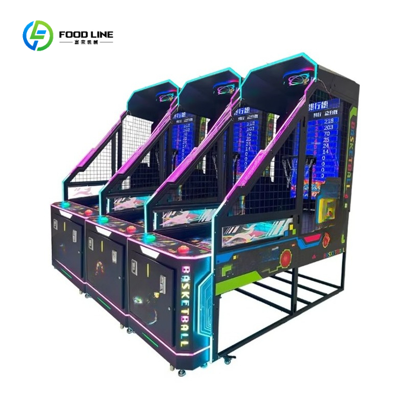 Lcd Screen Arcade - 상업용 동전 투입식 농구 게임기 -