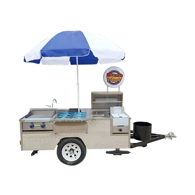 완벽한 설비를 갖춘 맞춤형 스테인리스 스틸 핫도그 카트 - Hot Dog Vending Cart 리뷰 및 가격