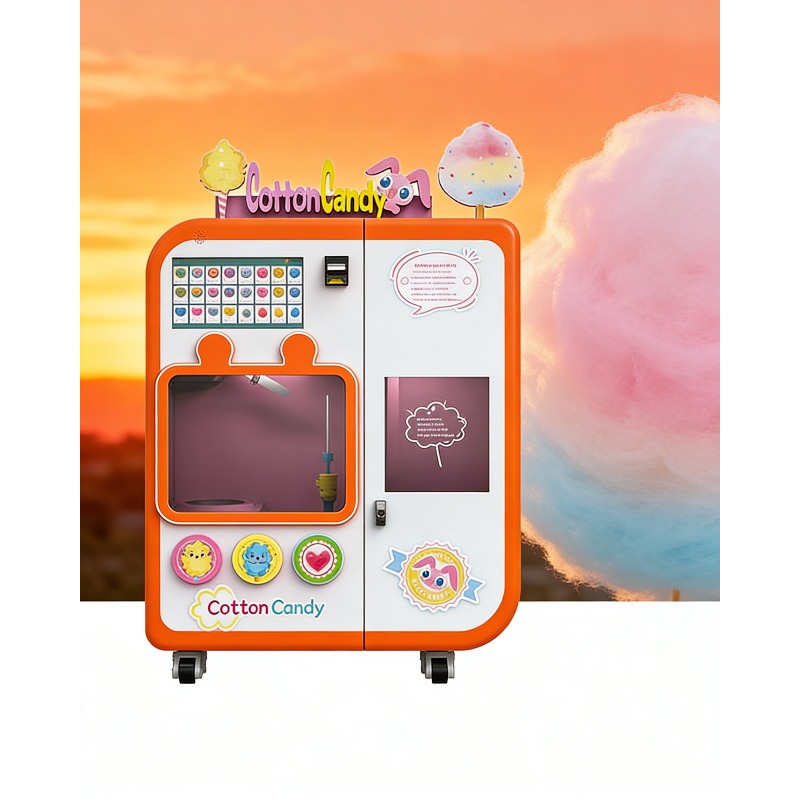 완전 자동 솜사탕 자판기(교환 시스템 포함) 상업용 4 - Candy Vending Machine 리뷰 및 가격