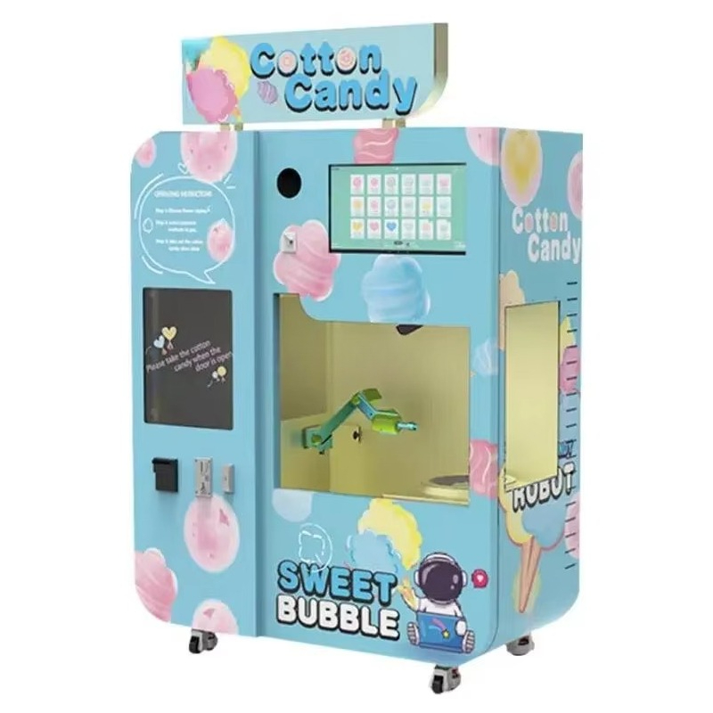 완전 자동 솜사탕 자판기(교환 시스템 포함) 상업용 4 - Candy Vending Machine 리뷰 및 가격