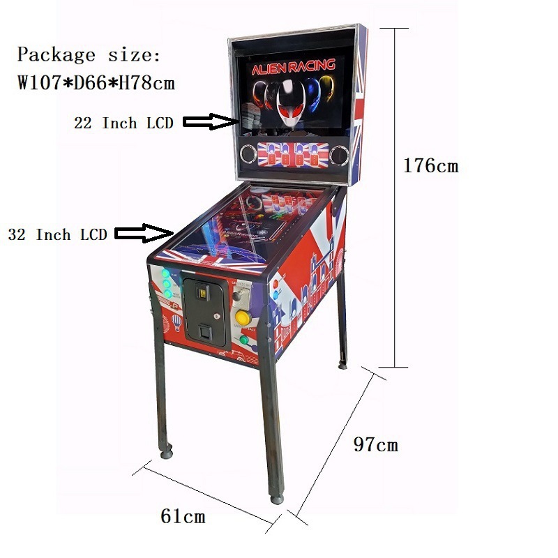 3화면 가상 패친코 기계 LCD 패친코 기계 아케이드  - Lcd Screen Arcade 리뷰 및 가격