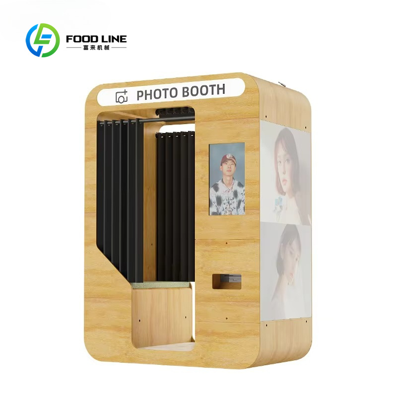 맞춤형 휴대용 나무 바 스타일 빈티지 포토 부스 키오스 - Photo Booth Machine 리뷰 및 가격