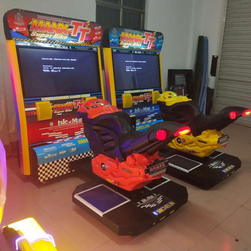 동전으로 작동하는 운전 시뮬레이터, 멋진 모터사이클 레 - Racing Arcade Cabinet 리뷰 및 가격