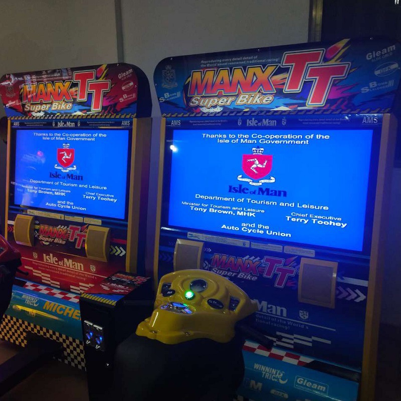 동전으로 작동하는 운전 시뮬레이터, 멋진 모터사이클 레 - Racing Arcade Cabinet 리뷰 및 가격